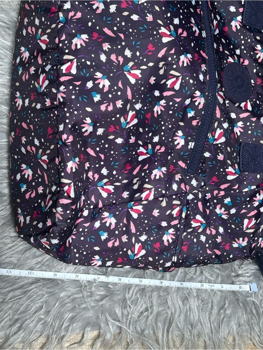 Kipling Lizabeth Crossbody Laptop Bag in Floral Gardenia - Picture 2 of 11